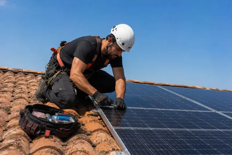 Maintenance et monitoring de panneaux solaires à Frontenac