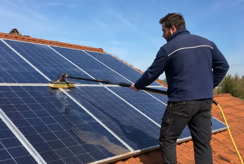 Nettoyage et entretien de panneaux solaires à Frontenac