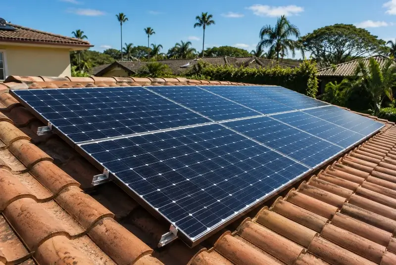 Installation de panneaux solaires à Frontenac